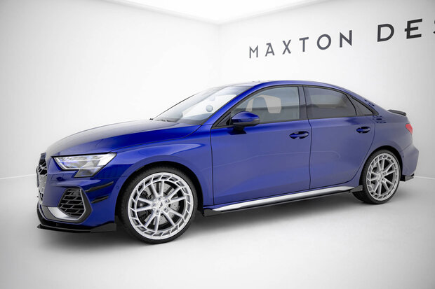 Maxton Design Audi A3 8Y S Line / S3 8Y Facelift Side Skirts Diffusers Pro Street + Flaps