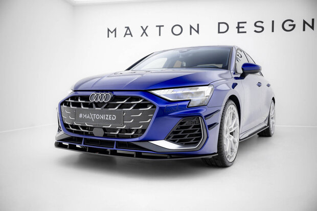 Maxton Design Audi A3 8Y S Line / S3 8Y Facelift Splitter Spoiler Pro Street Versie 1