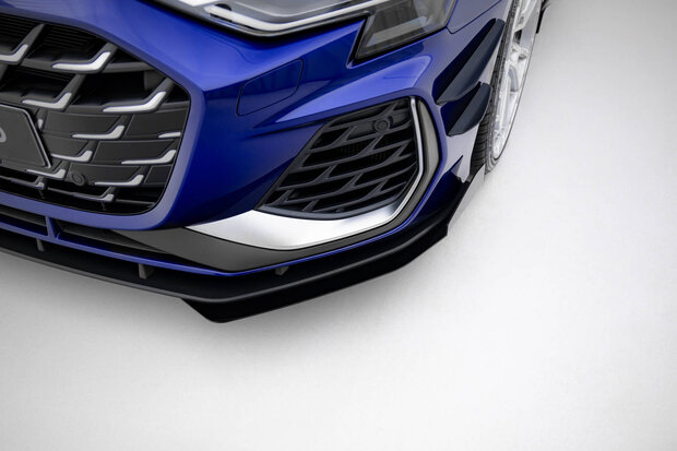 Maxton Design Audi A3 8Y S Line / S3 8Y Facelift Splitter Spoiler Pro Street Versie 1 + Flaps