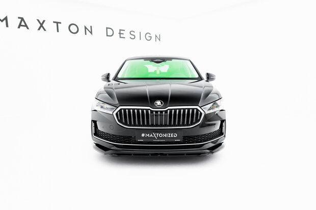 Maxton Design Skoda Superb Mk4 Splitter Voorspoiler Spoiler Versie 1