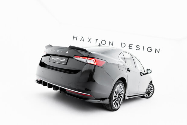 Maxton Design Skoda Superb Mk4 3D Achterklep Spoiler Extention 