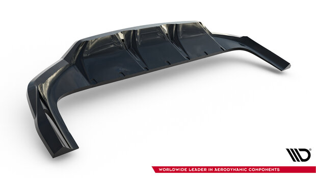 Maxton Design MG HS Mk2 Rear Splitter Vertical Bar Versie 1