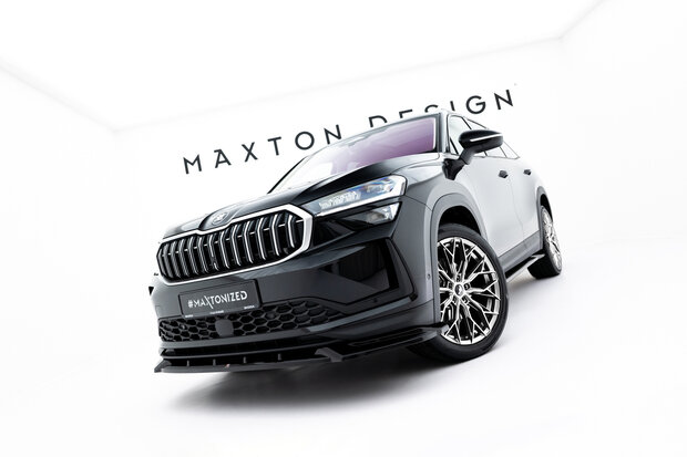 Maxton Design Skoda Kodiaq MK2 Splitter Voorspoiler Spoiler Versie 1