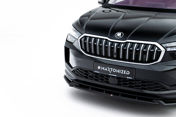 Maxton Design Skoda Kodiaq MK2 Splitter Voorspoiler Spoiler Versie 1