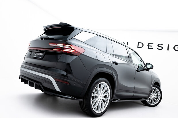 Maxton Design Skoda Kodiaq MK2 Rear Splitter Vertical Bar Versie 1