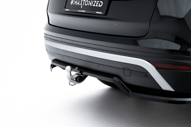 Maxton Design Skoda Kodiaq MK2 Rear Splitter Vertical Bar Versie 1