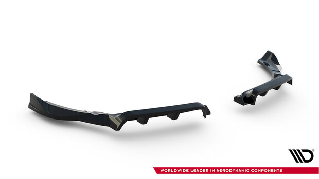 Maxton Design Porsche 718 Cayman GTS 982C Rear Splitter Vertical Bar Versie 1Maxton Design Porsche 718 Cayman GTS 982C Rear Spl
