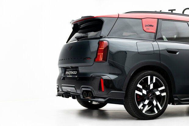 Maxton Design Mini Countryman JCW U25 Rear Splitter Vertical Bar Versie 1