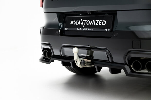 Maxton Design Mini Countryman JCW U25 Rear Splitter Vertical Bar Versie 1