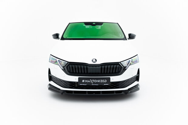 Maxton Design Skoda Octavia Sportline MK4 Facelift Splitter Voorspoiler Spoiler Versie 1