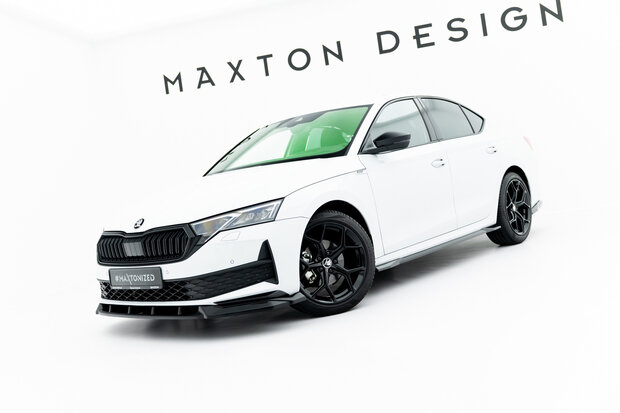 Maxton Design Skoda Octavia Sportline MK4 Facelift Side Skirts Diffusers Versie 1