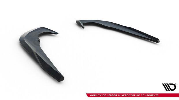 Maxton Design Skoda Octavia Sportline MK4 Facelift Rear Side Splitters Versie 1