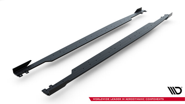 Maxton Design Audi RS3 Sedan 8Y Facelift Side Skirts Diffusers Pro Street + Flaps