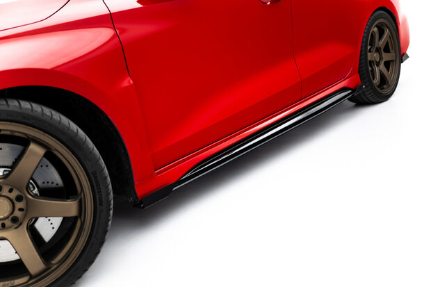 Maxton Design Audi RS3 Sedan 8Y Facelift Side Skirts Diffusers Pro Street + Flaps