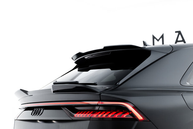 Maxton Design Audi Q8 Facelift Upper Achterspoiler Spoiler Extention 