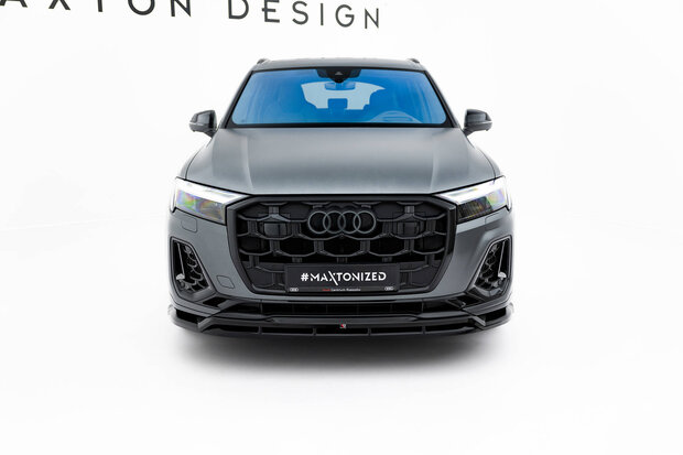 Maxton Design Audi SQ7 / Q7 S Line Facelift 2 Voorspoiler Spoiler Splitter Versie 1