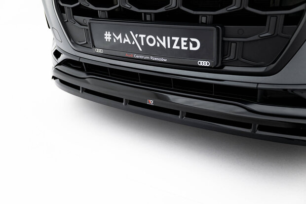 Maxton Design Audi SQ7 / Q7 S Line Facelift 2 Voorspoiler Spoiler Splitter Versie 1