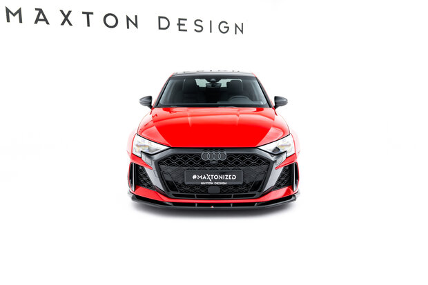 Maxton Design Audi RS3 Sedan 8V Facelift Splitter Voorspoiler Spoiler Versie 1