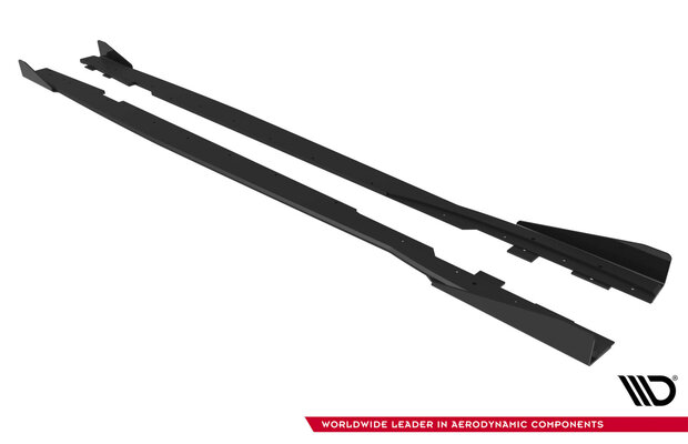Maxton Design Ford Focus ST MK3 Facelift Side Skirts Diffusers Pro Street + Flaps