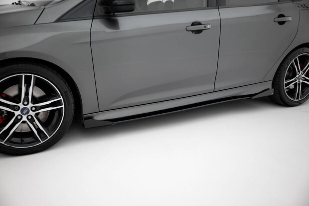 Maxton Design Ford Focus ST MK3 Facelift Side Skirts Diffusers Pro Street + Flaps