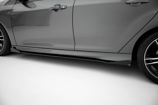 Maxton Design Ford Focus ST MK3 Facelift Side Skirts Diffusers Pro Street + Flaps