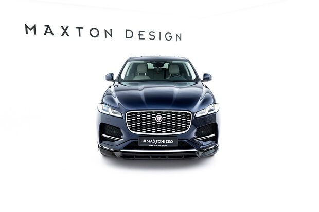 Maxton Design Jaguar F Pace R Sport MK1 Facelift Splitter Voorspoiler Spoiler Versie 1