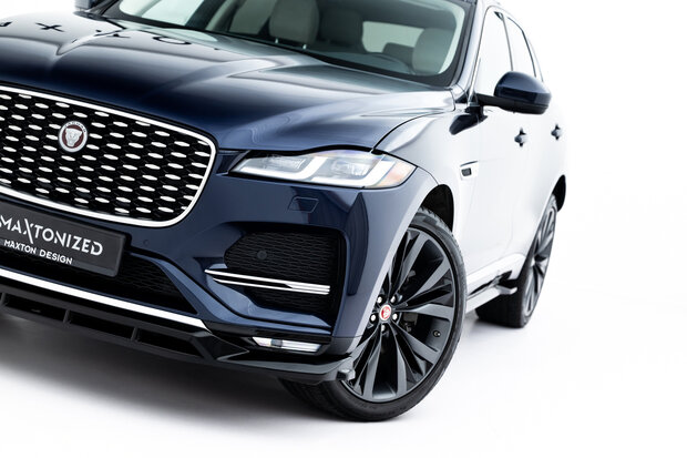 Maxton Design Jaguar F Pace R Sport MK1 Facelift Splitter Voorspoiler Spoiler Versie 1