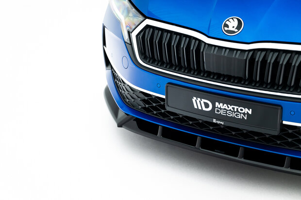 Maxton Design Skoda Octavia Liftback / Combi Mk4 Facelift Splitter Voorspoiler Spoiler Versie 1