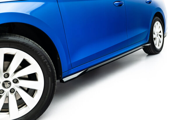Maxton Design Skoda Octavia Liftback / Combi Mk4 Facelift Side Skirts Diffusers Versie 1