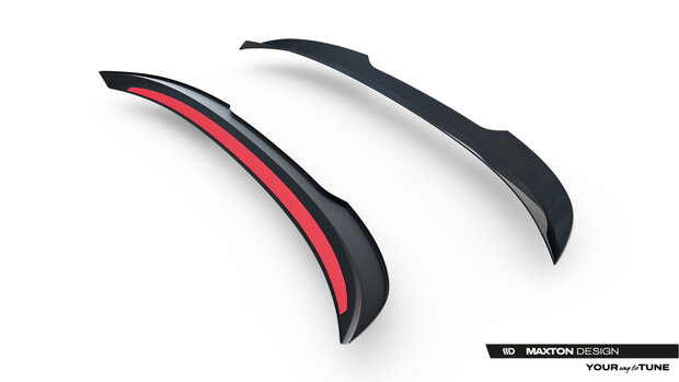 Maxton Design Skoda Octavia Liftback / Combi Mk4 Facelift Achterklep Spoiler Cap Extention Versie 1