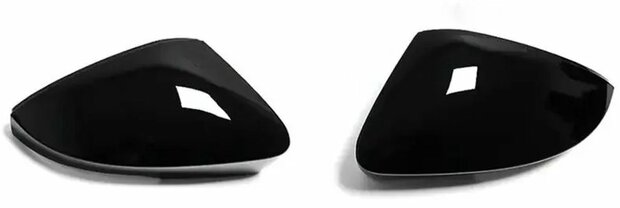 Spiegelkappen Hoogglans Zwart Voor Skoda Octavia Mk3 2014&ndash;2017 &ndash; RS Look Set (Pre-Facelift)