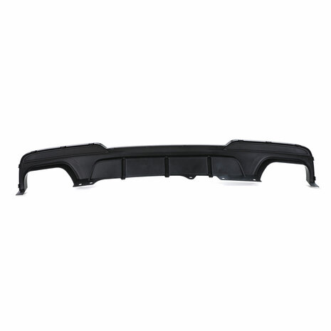 Diffuser Glans Zwart + Chrome Uitlaat Sierstuk Voor Bmw 5 Serie F10 F11 520 523 525 528 530  M Pakket