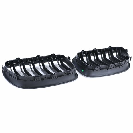 Grill Nieren Voor Bmw 5-serie F10 F11 Mat Zwart Dubbele M5 Spijlen