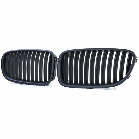 Grill Voor Bmw 5-serie F10 F11 Mat Zwart Enkele M5 Spijl