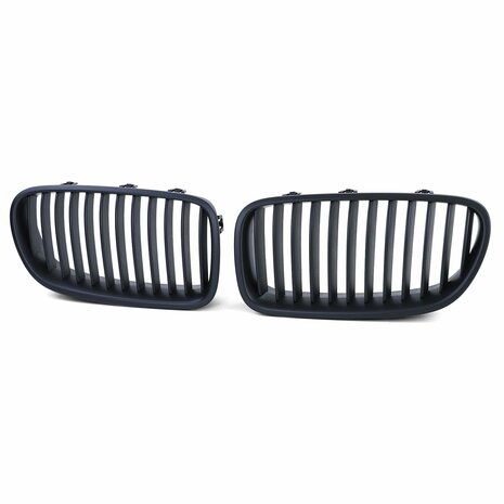 Grill Voor Bmw 5-serie F10 F11 Mat Zwart Enkele M5 Spijl