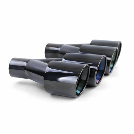  X Sport Uitlaat Sierstuk Zwart Voor Bmw 5 Serie BMW F10 F11 6 Serie F12 F13