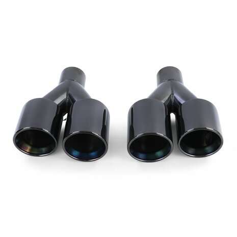  X Sport Uitlaat Sierstuk Zwart Voor Bmw 5 Serie BMW F10 F11 6 Serie F12 F13