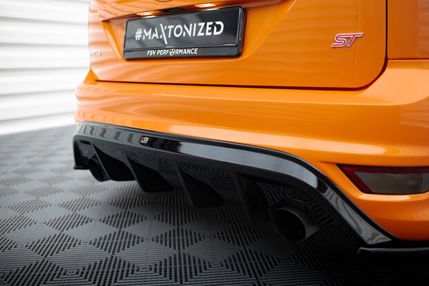 Maxton Design Ford Focus ST Mk2 Facelift Rear Valance Spoiler 