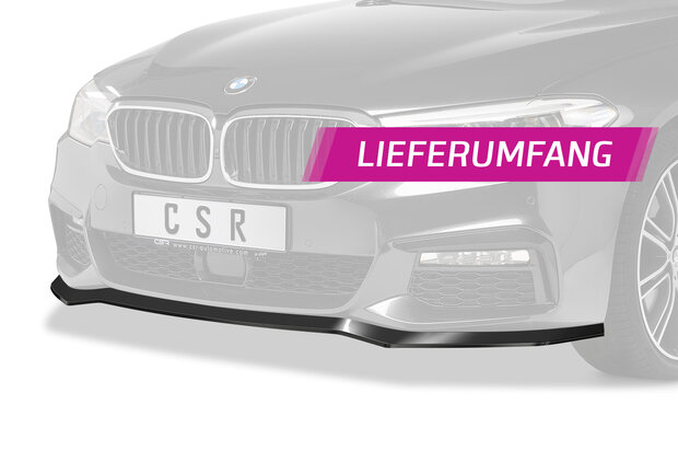 CSR Automotive Splitter Voorspoiler Spoiler Geschikt BMW 5 Serie G30/G31 M Pack CSL564