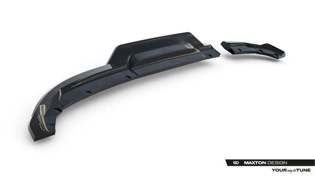 Maxton Design Renault Clio Mk5 Facelift Centre Diffuser Vertical Bar Versie 1
