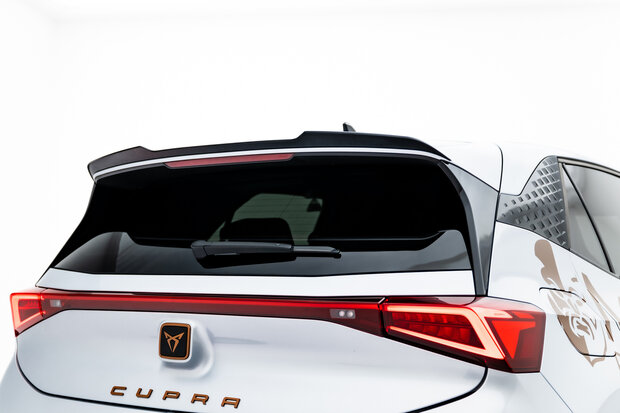 Maxton Design Cupra Born Achterklep Spoiler Cap UppeMaxton Design Cupra Born Achterklep Spoiler Cap Upper Extention Versie 1r E