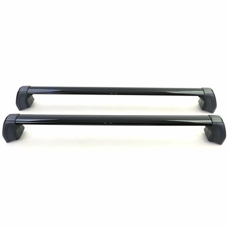 Dakdragers Voor Land Rover Defender 90 L663 Zwart Aluminium Afsluitbaar 2-deli