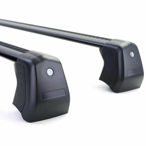 Dakdragers Voor Land Rover Defender 90 L663 Zwart Aluminium Afsluitbaar 2-deli