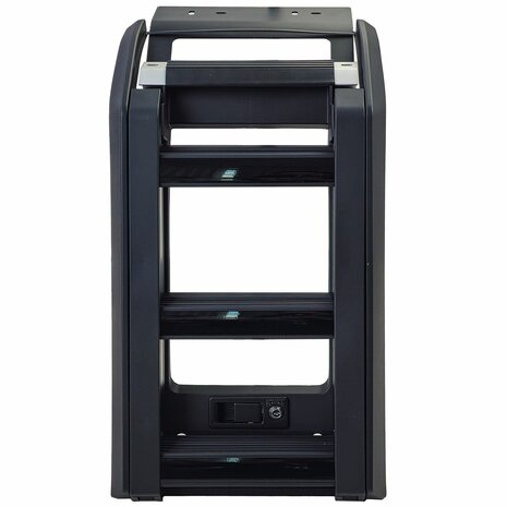 Uitschuifbare Dakladder Voor Land Rover Defender 90/110 L663 Max. 150 kg Zwart Aluminium