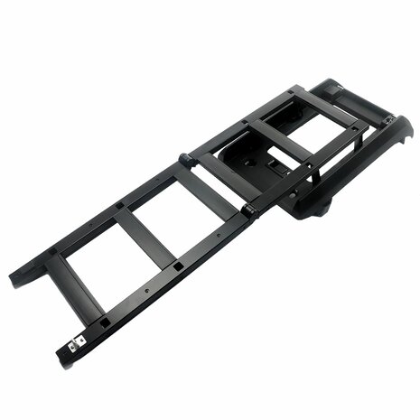 Uitschuifbare Dakladder Voor Land Rover Defender 90/110 L663 Max. 150 kg Zwart AluUitschuifbare Dakladder Voor Land Rover Defen
