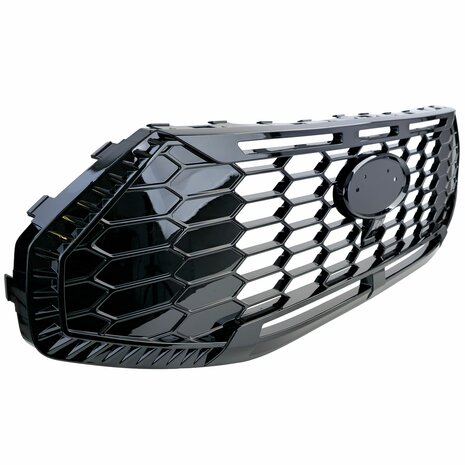 Sport Grill Voor Ford Transit Tourneo Custom Glans Zwart Vanaf 2023