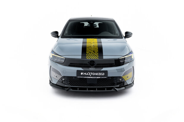 Maxton Design Opel Corsa F Facelift (Mk6 Facelift) Spoiler Splitter Versie 1