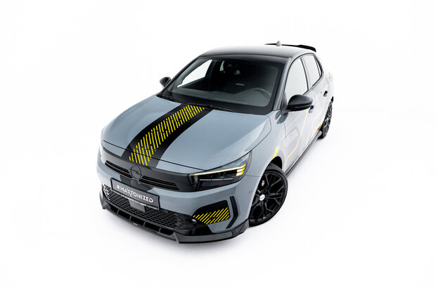 Maxton Design Opel Corsa F Facelift (Mk6 Facelift) Spoiler Splitter Versie 1