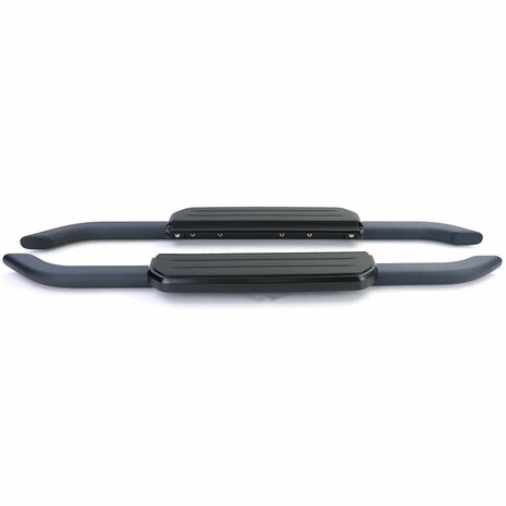 Aluminium Treeplanken Voor Land Rover Defender L663 90 Zwart Sidebars