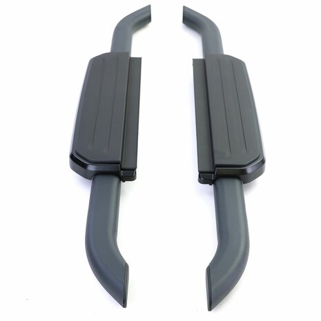 Aluminium Treeplanken Voor Land Rover Defender L663 90 Zwart Sidebars